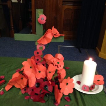 Messy church does remembrance