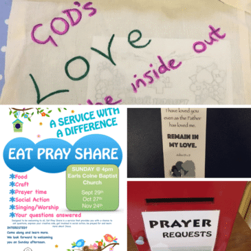 The first ever Eat Pray Share service!