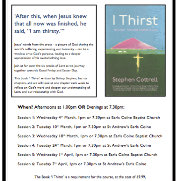 Lent course, starting today!
